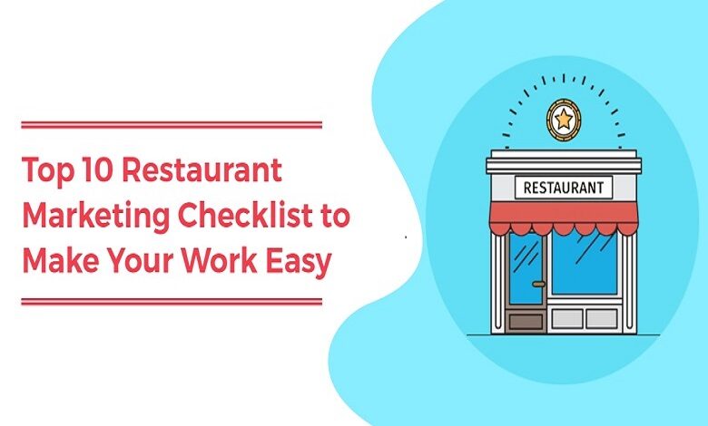Restaurant Marketing Checklist